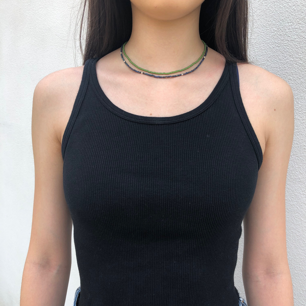 CLASSIC CHOKER in lime